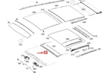 Mercedes-benz Gle W167 Roof Wind Deflector A1677802500. Fixed Price $296.15.