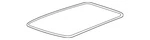 Genuine Volkswagen Outer Weather-strip 5G9877459A. Fixed Price $83.22.