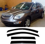 4PCS Outside Mount Tape-on Window Visor For 2008-2017 Buick Enclave. Fixed Price $39.99.