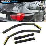 Fits 11-17 Bmw F25 X3 Injection In-channel Window Visor Vent Sun Shade 4PCS. Fixed Price $48.99.