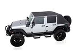 Rampage 139935 Trailview Frameless Soft Top Blk Diamond For 07-18 Wrangler Jk. Fixed Price $806.36.