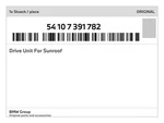 Genuine Bmw Drive Unit For Sunroof 54-10-7-391-782 New. Fixed Price $615.59.