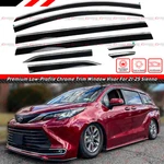 For 21-2026 Toyota Sienna 8PC Set Chrome Trim Window Visor Rain Guard Deflector. Fixed Price $62.99.