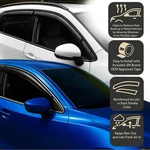 Tape-on Rain Guard Window Visor Dark Grey 4PC For 2003-2008 Infiniti FX35 FX45. Fixed Price $71.95.