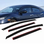 Window Visor Rain Guard 4PCS For Volvo S40 2005-2012 Tape-on Dark Smoke. Fixed Price $43.67.