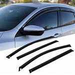 Window Visor Rain Guard 4PCS For Honda Fit 2006-2008 Tape-on Dark Smoke. Fixed Price $34.72.