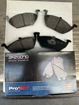 Volkswagen Bettle Jetta Golf Akebono ACT768 Pro-act Ceramic Front Brake Pads. Fixed Price $26.52.