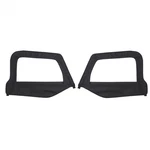 Smittybilt 89735 Soft Top Upper Door Skin (pair) - Black Diamond For Jeep Tj. Fixed Price $145.73.