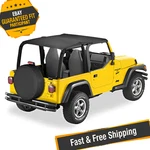Bestop 52531-15 Black Denim Safari-style Bikini For 97-02 Jeep Wrangler Tj. Fixed Price $140.47.