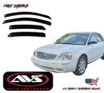 2005-2007 Ford Five Hundred Avs Window Vent Visors Rain Dust Guard Deflector 4PC. Fixed Price $112.78.