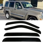 Fit 2008-2013 Jeep Liberty Window Visors Sun Vent Shade Rain Guard Smoked. Fixed Price $26.99.