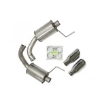 Roush 421834 Axle Back Exhaust System Kit W/ Round Tip 15-17 Ford Mustang 5L. Fixed Price $803.60.