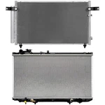Aluminum Radiator & Ac Condenser Cooling Kit For 98-2005 Lexus GS300 98-00 GS400. Fixed Price $112.49.