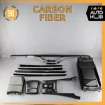 10-13 Mercedes W221 S63 S65 Amg Center Dashboard Door Panel Trim Set Carbon Oem. Fixed Price $2254.23.