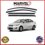 Out-channel Window Vent Visor Rain Guard Deflectors For Hyundai Accent 2011-2017. Fixed Price $28.90.
