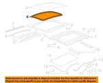 Fiat Oem 12-19 500 Sunroof-sunroof Glass Seal 1RY52JXWAB. Fixed Price $89.26.