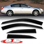 4PC Window Visor Rain Guard Deflector For 2004-2008 Nissan Maxima A34 Sedan. Fixed Price $21.00.