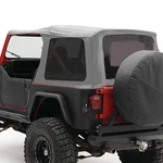 Smittybilt 9870211 Soft Top With Tinted Windows Denim Gray For 88-95 Jeep Yj. Fixed Price $225.84.