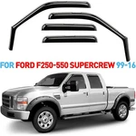 Rain Guards Vent Visors Shade 1999-2016 Ford F250 Supercrew. Fixed Price $62.99.