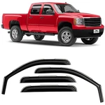 Sun Rain Visors Wind Guards For 2007-2013 Gmc Sierra 1500 Crew Cab. Fixed Price $59.99.