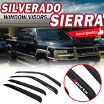 Fits 01-06 Chevy Silverado Gmc Sierra Crew Cab Window Visor Rain Guard W/ Sports. Fixed Price $42.49.