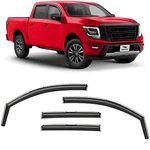 Sun Rain Visors Wind Guards For 2017-2024 Nissan Titan Crew Cab. Fixed Price $59.99.