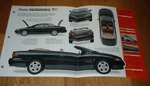 1998 Chrysler Sebring Convertible Original Imp Brochure Specs Info. Fixed Price $11.69.