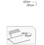Genuine Mercedes-benz Slide Rail 253-780-40-00. Fixed Price $223.86.