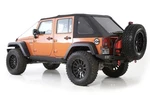 Smittybilt 9083135K Complete Bowless Combo Soft Top For Jeep Wrangler Jk 4-DOOR. Fixed Price $485.00.