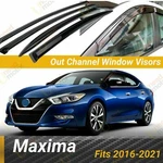 For 2016-2023 Nissan Maxima Out Channel Window Visor Rain Guards Shade Deflector. Fixed Price $45.99.