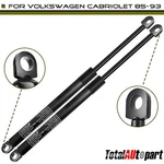 2X Lift Supports Struts Top Cover For Volkswagen Cabriolet 1985-1993 Convertible. Fixed Price $16.49.