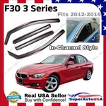 For Bmw F30 Series 2012-2019 In-channel Vent Window Visors Guard Deflectors. Fixed Price $64.99.