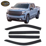 Fits 19-26 Chevy Silverado & Gmc Sierra 1500 Crew Cab Window Visors Vent Guard. Fixed Price $32.99.