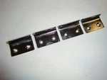 (3762)Z18 Jaguar Xke Etype Roadster Top Tonneau Hook Plates. Fixed Price $62.88.