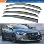 For 2016-2023 Nissan Maxima Black Trim Smoke Tinted Window Visors Rain Guards. Fixed Price $42.99.