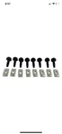 Crown Automotive 6506825K8 Top Hardware Kit Fits 04-06 Wrangler (tj). Fixed Price $50.00.