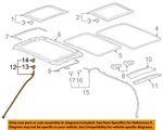 Gm Oem 10-16 Srx Sunroof-front Hose 22864072. Fixed Price $40.85.