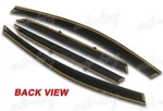 Fit 16-18 Lexus RX350/450H Sun Rain Shade Window Visor Clip On W/chrome Molding. Fixed Price $57.24.