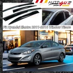 For Elantra Sedan 2011-16 3D Mugen Style Window Visors Sun Rain Guard Deflectors. Fixed Price $29.99.