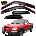 Fits 99-11 Ranger 99-00 Mazda B2500 Channel Window Visors Rain Sun Guard Vent. Fixed Price $28.39.