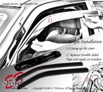 In-channel Rain Guards Visor Sun Roof Type 5PC Ford E250 Econoline 1995-2006. Fixed Price $39.62.