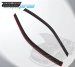 Dark Smoke Rain Visor Deflector 2PCS Out-channel For Honda Prelude 1992-1996. Fixed Price $31.57.