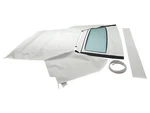 Fits: Ford Mustang 1983-90 Convertible Top & Glass Window White Pinpoint Vinyl. Fixed Price $563.06.