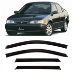 Tape-on Window Visors Rain Guards Fit Toyota Sprinter (AE110) Sd Deflectors. Fixed Price $139.00.