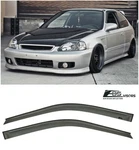 Eos Visors For 96-00 Honda Civic 2/3DR Jdm Tape-on Side Window Rain Deflectors. Fixed Price $28.99.