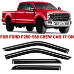 Rain Guards Vent Visors Shade 2017-2026 Ford F250-550 Super Crew. Fixed Price $62.99.