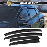 Fit 12-18 Ford Focus Acrylic Window Visors Rain Guard Deflector Tape On 4PC. Fixed Price $26.98.