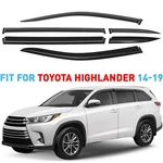 Rain Guards Vent Visors Shade For 2014-2019 Toyota Highlander. Fixed Price $52.49.