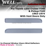 Wellvisors For Toyota Land Cruiser FJ40 63-74 Window In-channel Deflector. Fixed Price $74.99.