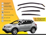 Wind Deflectors Channel For Nissan Murano 2009-2014 4-PCS Visors Rain Guard. Fixed Price $118.10.